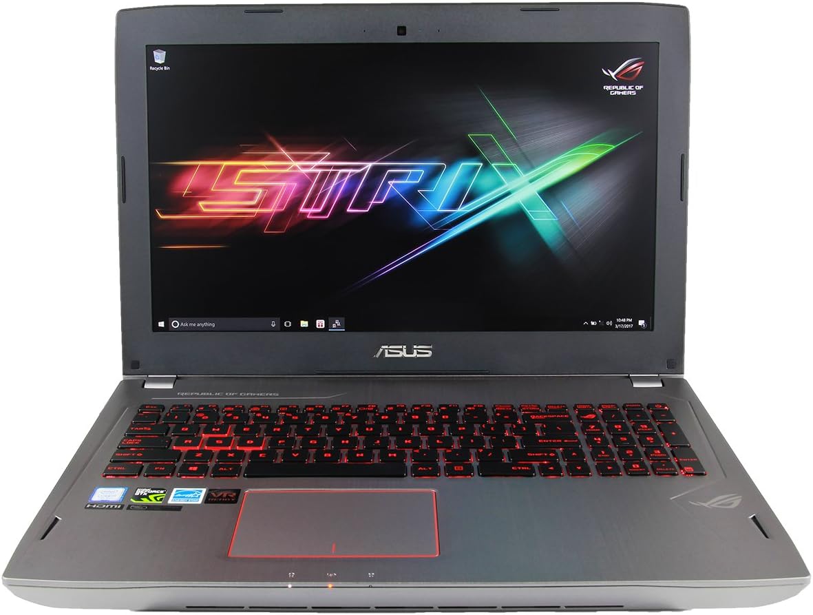 CUK ASUS GL502VS VR Ready Laptop (i7-7700HQ, 32GB RAM, Intel 1TB SSD NVMe + 1TB HDD, NVIDIA GTX 1070 8GB, 15.6" FHD, Windows 10) - HTC Vive Compatible Gaming Notebook Computer