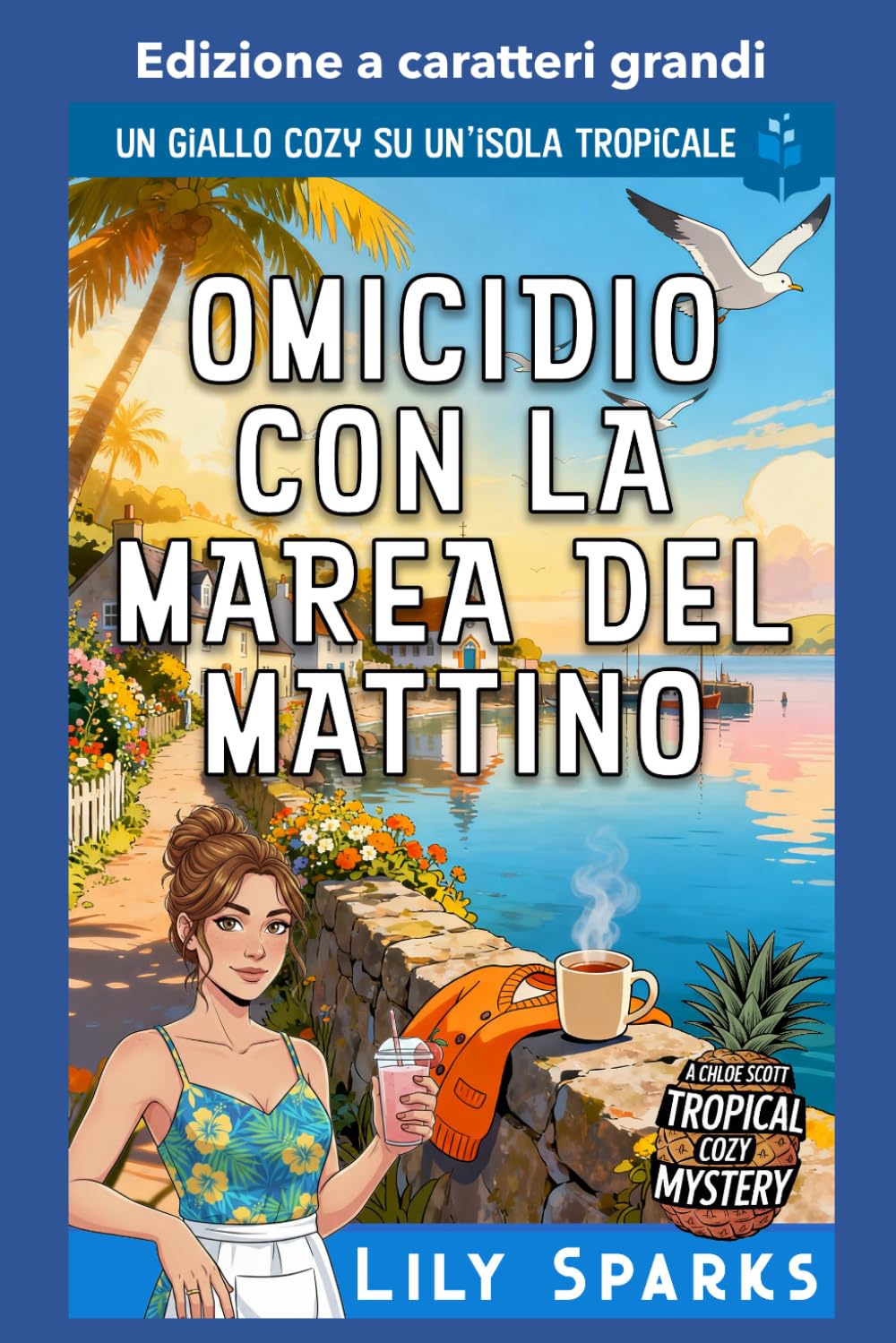 Omicidio con la marea del mattino: Edizione a caratteri grandi (I misteri tropicali di Chloe Scott Edizione a caratteri grandi)