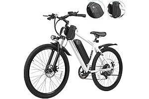 HOVERFLY OUREA Electric Bike 26", Electric Commuter Bike for Adults with 750W Peak Motor