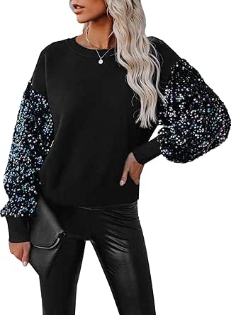 Long Sleeve Crewneck Patchwork Fake-Two Pullover Sweater