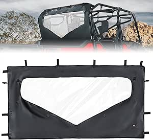 Kemimoto UTV Rear Window Compatible with 2023+ Pioneer 1000-6 Roll Up ...