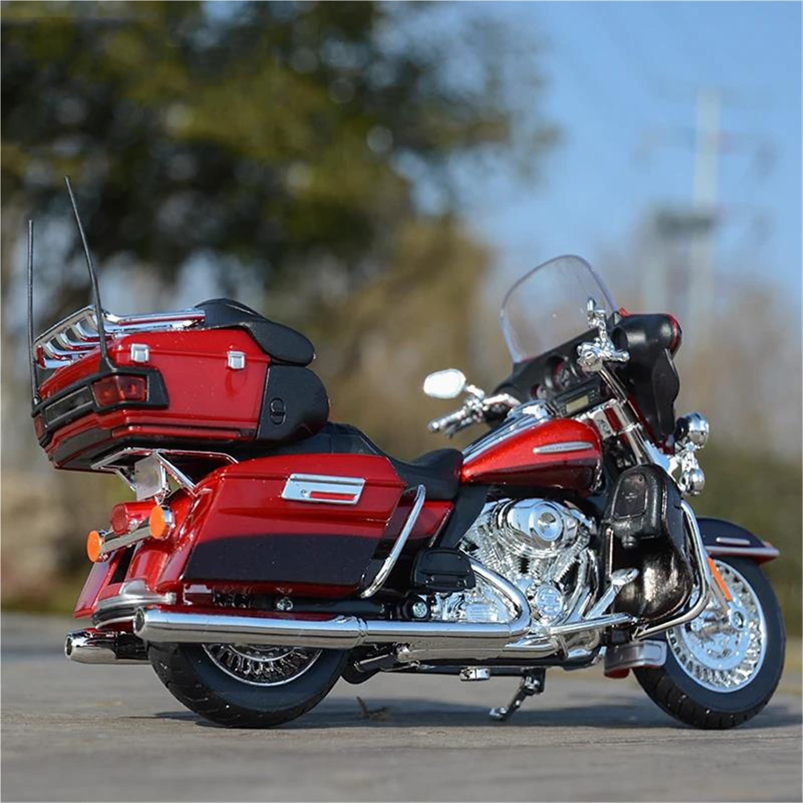 Modelo a Escala de Moto Juguetes, Regalos Cumpleaños, Maquetas Motocicletas, A Escala 1/12 para Harley para Davidson 2013 Vehículos Fundición A Presión, Adornos Coleccionables