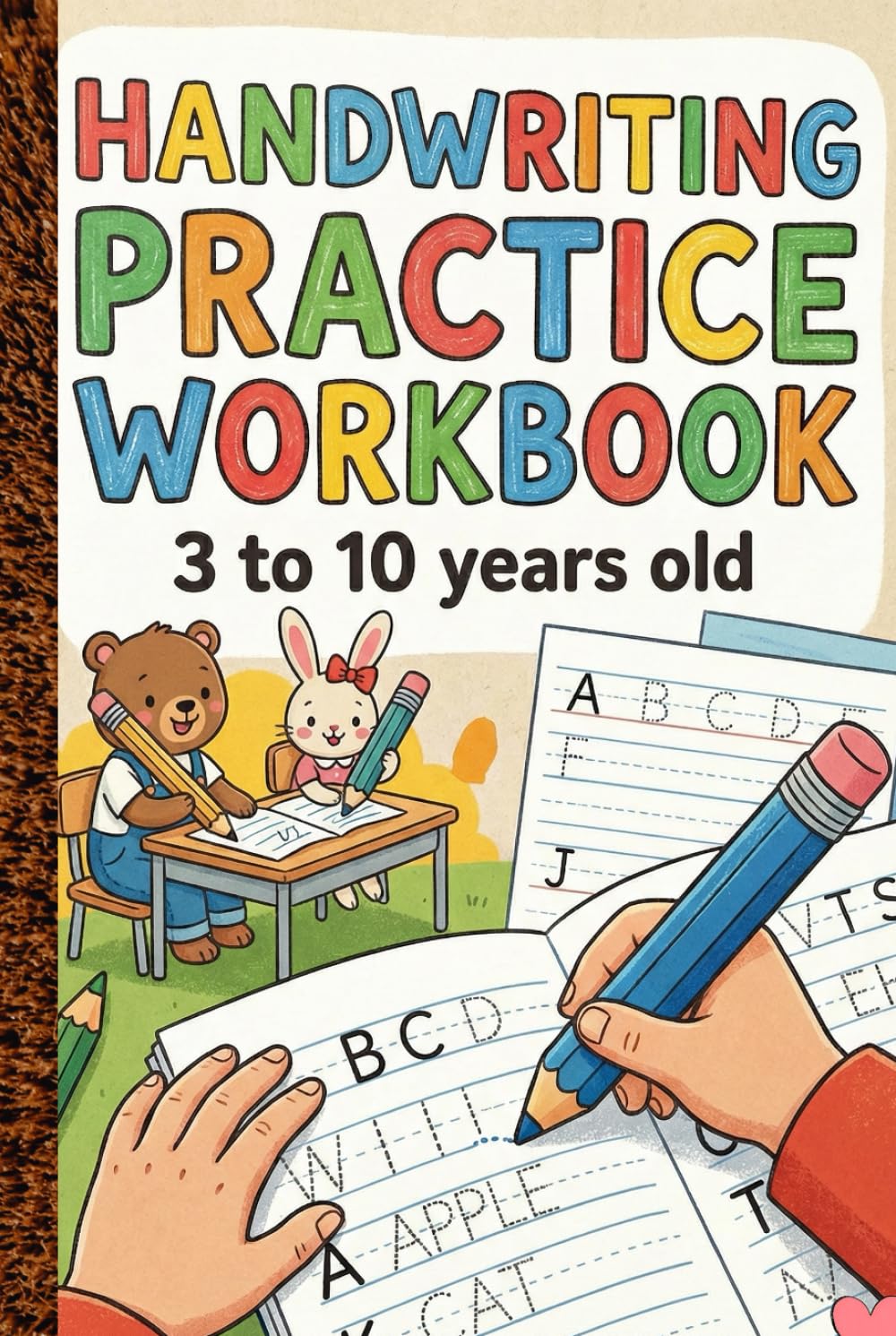 Handwriting Practice Workbook for Kids Ages 3–10 Learn Letters, Words & Sentences | Improve Pen Control, Writing Skills & Confidence