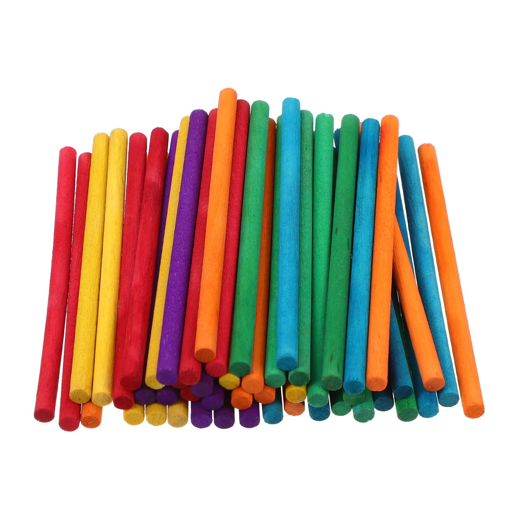 Healeved 500 Palitos de Helado de Madera de 15 CM Coloridos para Manualidades y Bricolaje Materiales para Hacer Paletas Caseras Suministros para Proyectos Creativos y Decoración