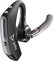 Vista 1 de Poly Voyager 5200 Auriculares inalámbricos (Plantronics) – Auriculares Bluetooth de un solo oído con micrófono de cancelación de ruido – Diseño