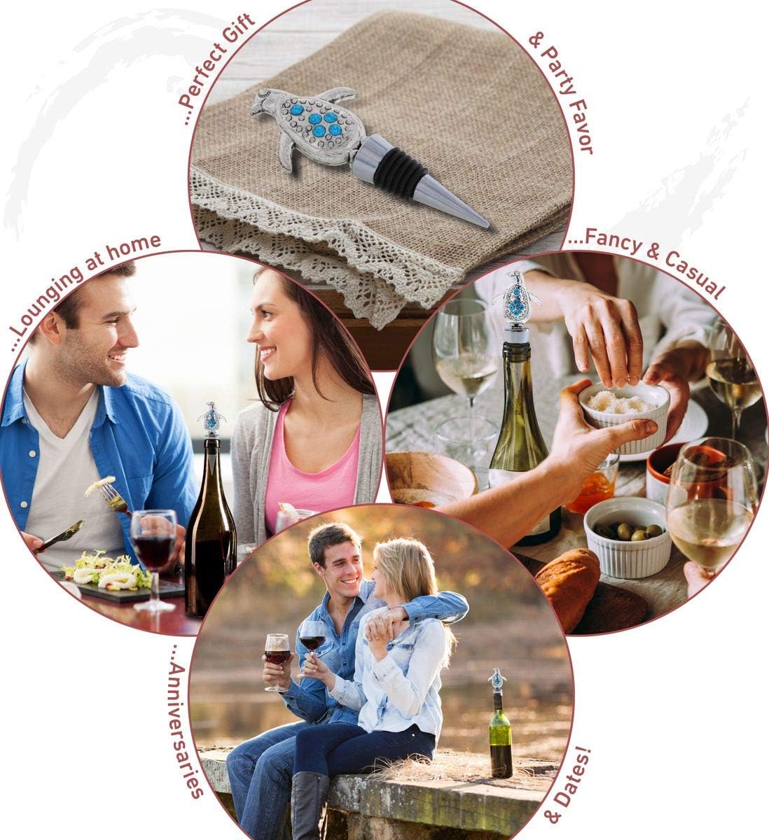 Flаѕh Dеаlѕ - 50% оƒƒ Cheers Penguin Metal Wine Stopper - Elegant Vacuum Seal Reusable Animal Ocean Life Wine Bottle Stopper Airtight Leak Proof Bottle Topper Cork Plug, Cute Home Decor & Bar Tool Accessory Unique Gift Suреr Sаlе 🛒 Cheers Penguin Metal Wine Stopper - Elegant Vacuum Seal Reusable Animal Ocean Life Wine Bottle Stopper Airtight Leak Proof Bottle Topper Cork Plug, Cute Home Decor & Bar Tool Accessory Unique Gift