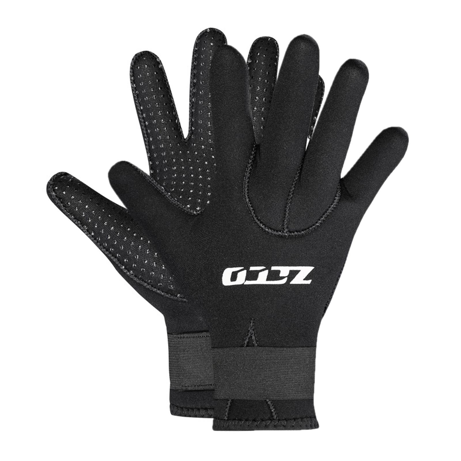Guantes de Trabajo, Traje de Neopreno no resbalada Cinco Dedos muñeca elástica Desgaste Tibio Agua Resistente for Pescar Surf de natación de esquí de esquí (Size : XXL)