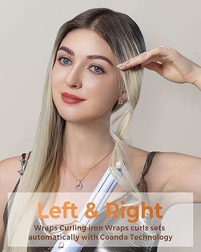 Miniatura 3 de UKLISS Cepillo secador de pelo de 7 en 1,110000 RPM con difusor para cabello rizado y retorcido, cepillo iónico profesional, secador de pelo para