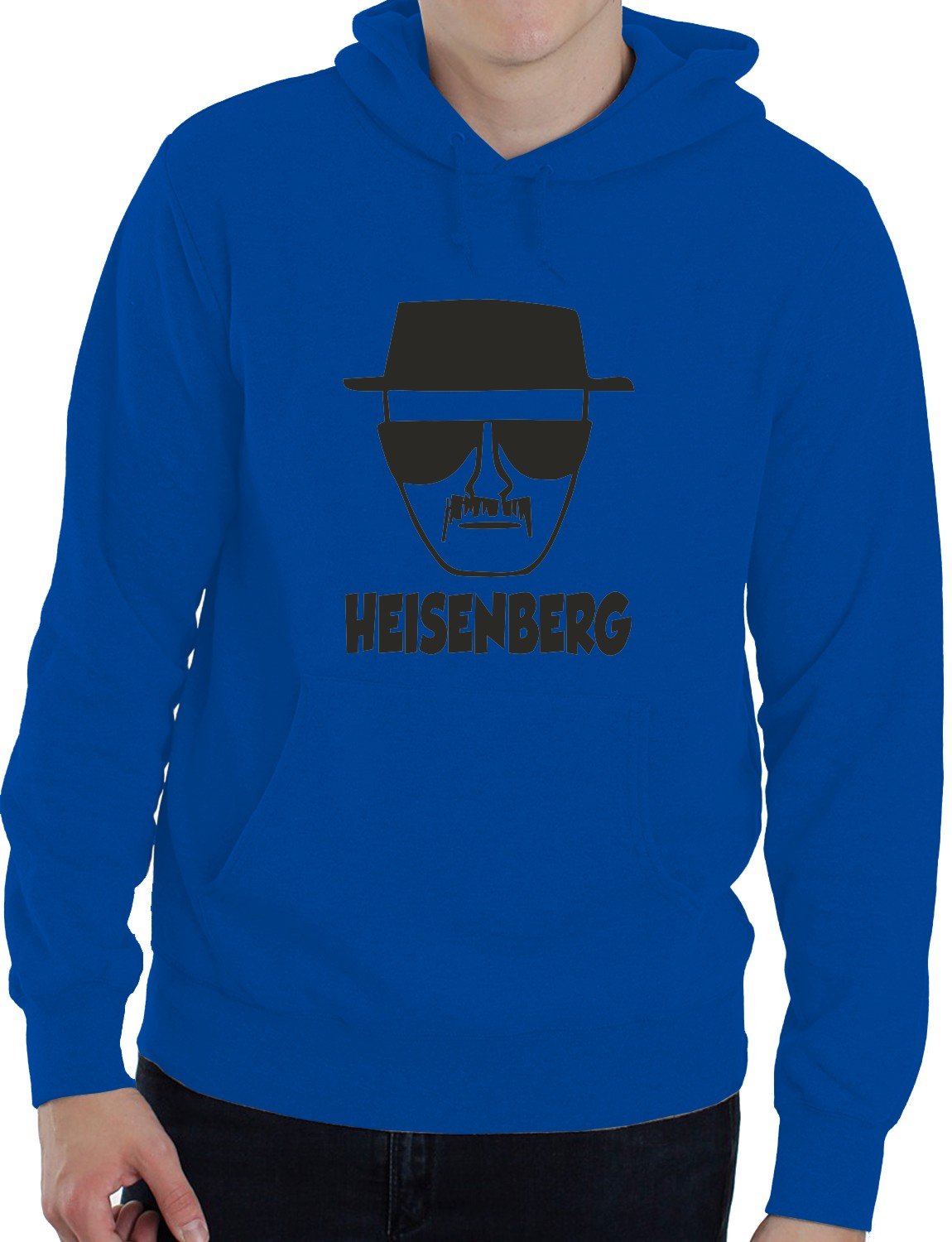 Print4u Unisex Blue Breaking Bad Heisenberg Walter Adult Hoodie Birthday Gift Idea Medium