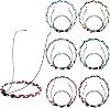 Quelay 6 Sets Cochlear Implant Accessories Retaining Necklace Hearing Aid Prevent Loss Necklace Stylish Sports Cochlear Implant Portable Cord Hearing Aid Protector Lanyard for Teens Seniors Adults
