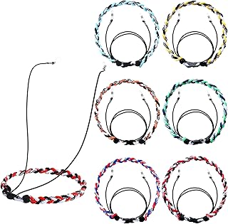 Quelay 6 Sets Cochlear Implant Accessories Retaining Necklace Hearing Aid Prevent Loss Necklace Stylish Sports Cochlear Implant Portable Cord Hearing Aid Protector Lanyard for Teens Seniors Adults
