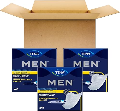 Miniatura 2 de TENA Protectores de incontinencia para hombres, máxima absorción, 144 unidades