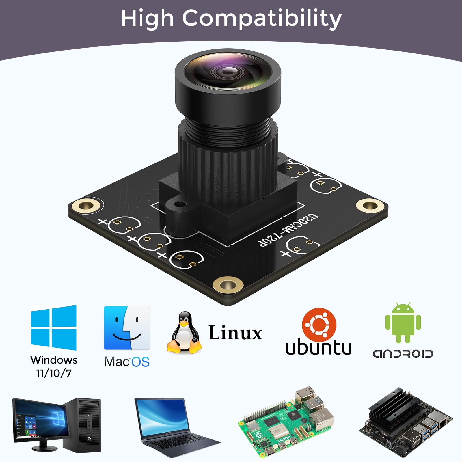 Amazon.com: InnoMaker 720P USB 2.0 UVC Camera with 120° DFOV for