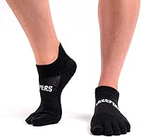 Creepers Blister-Busting Merino Toe Socks - No Show Ankle Socks, Unisex Moisture-Wicking Athletic Socks for Men & Women