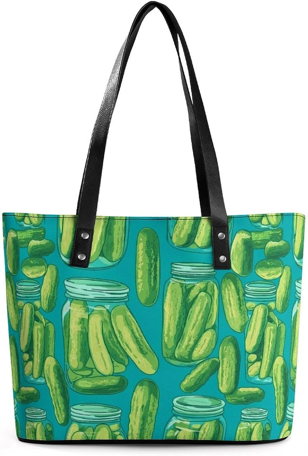 Pickle Jars Women's Satchel Handbags Tote Shoulder Bag Purses for Travel Shopping Work