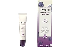 Aveeno Absolutely Ageless 3-in-1 Anti-Wrinkle Eye Cream for Fine Lines, Wrinkles, Crow's...