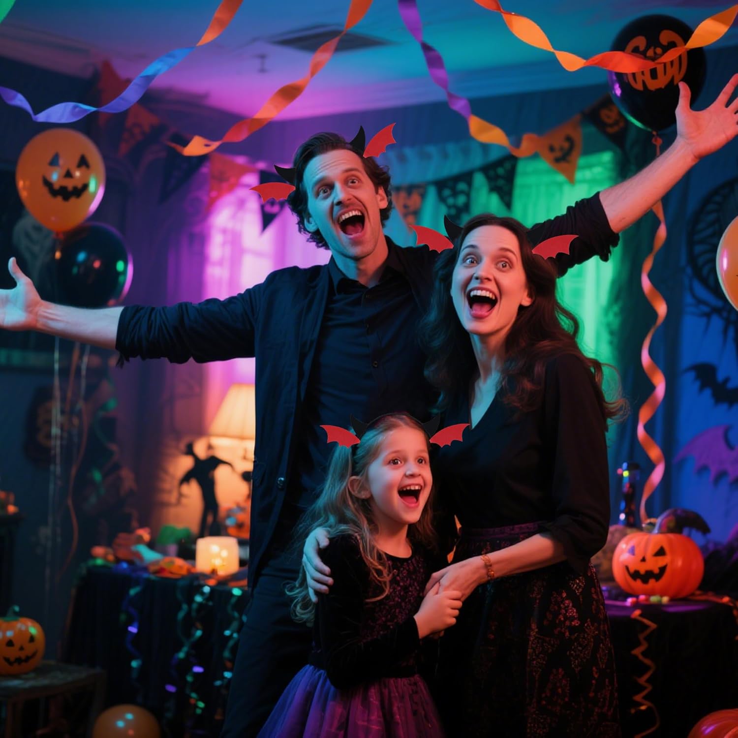 Devil Horns Headband,Little Bull Horn Devil Headband Halloween Adult Dress up Surprise Theme Party - Image 7