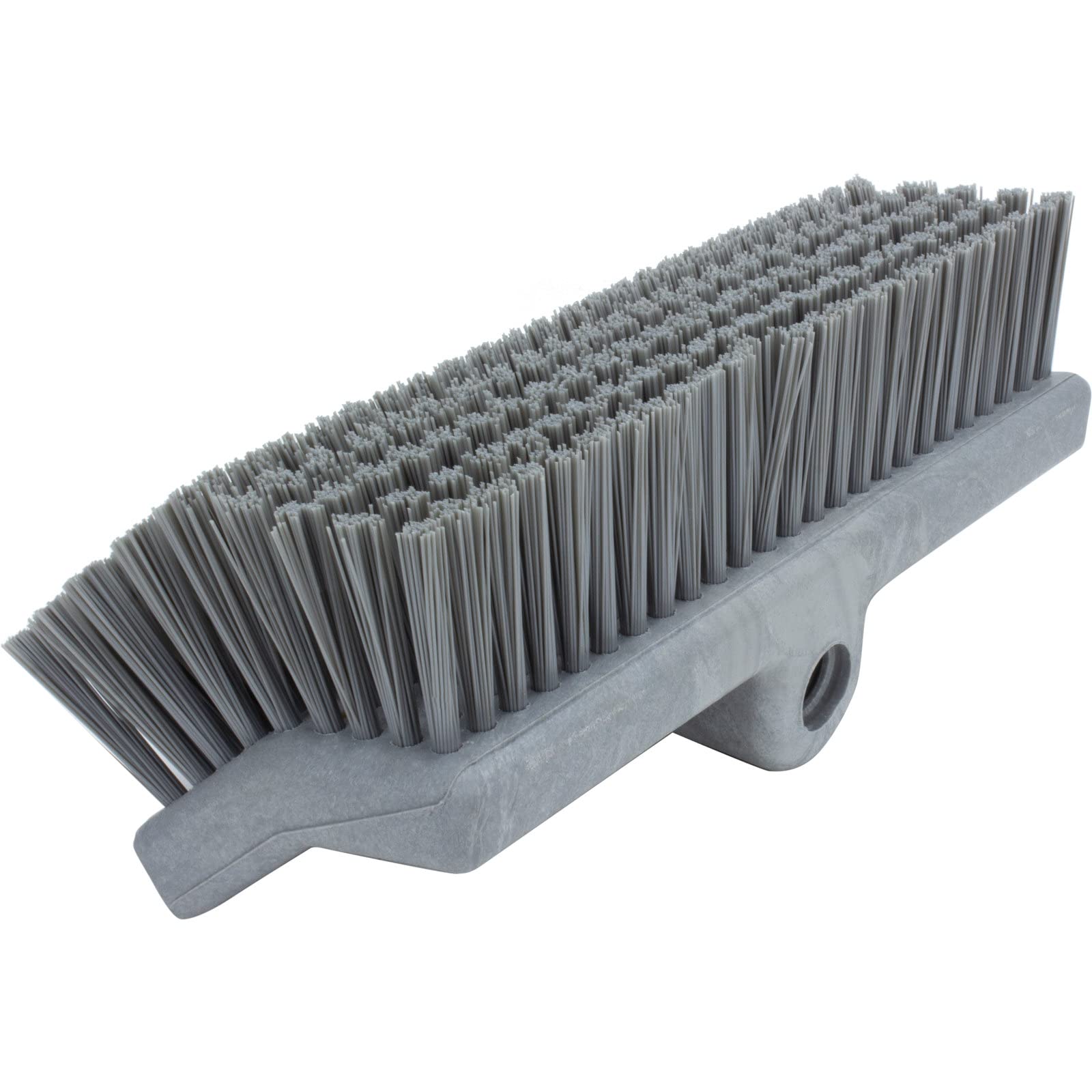 SPARTA 40423EC23 Cepillo de plástico para fregar pisos, cepillo de pared, cepillo de equipo con cerdas no absorbentes para cocinas industriales, hospitales, limpieza comercial, 10 pulgadas, gris