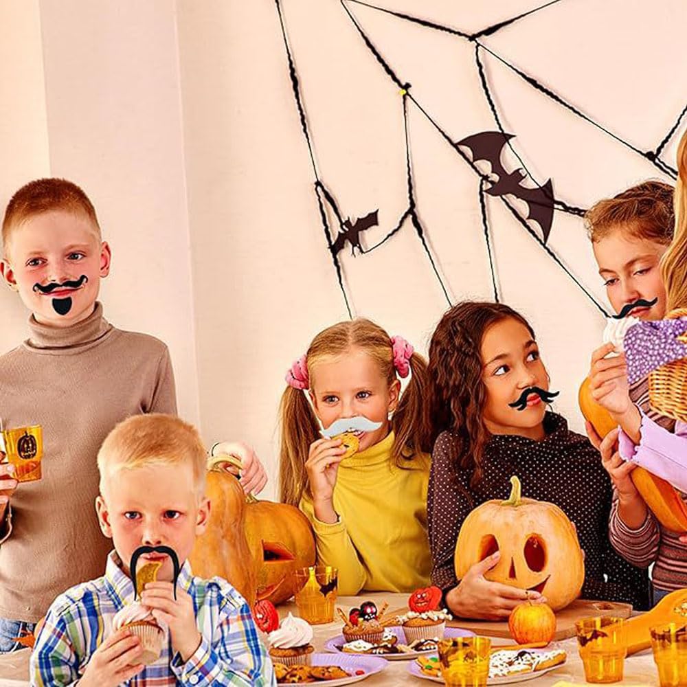 Amazon.co.jp: VTEERY(みさ) つけヒゲ 自己粘着付け髭 48個セット