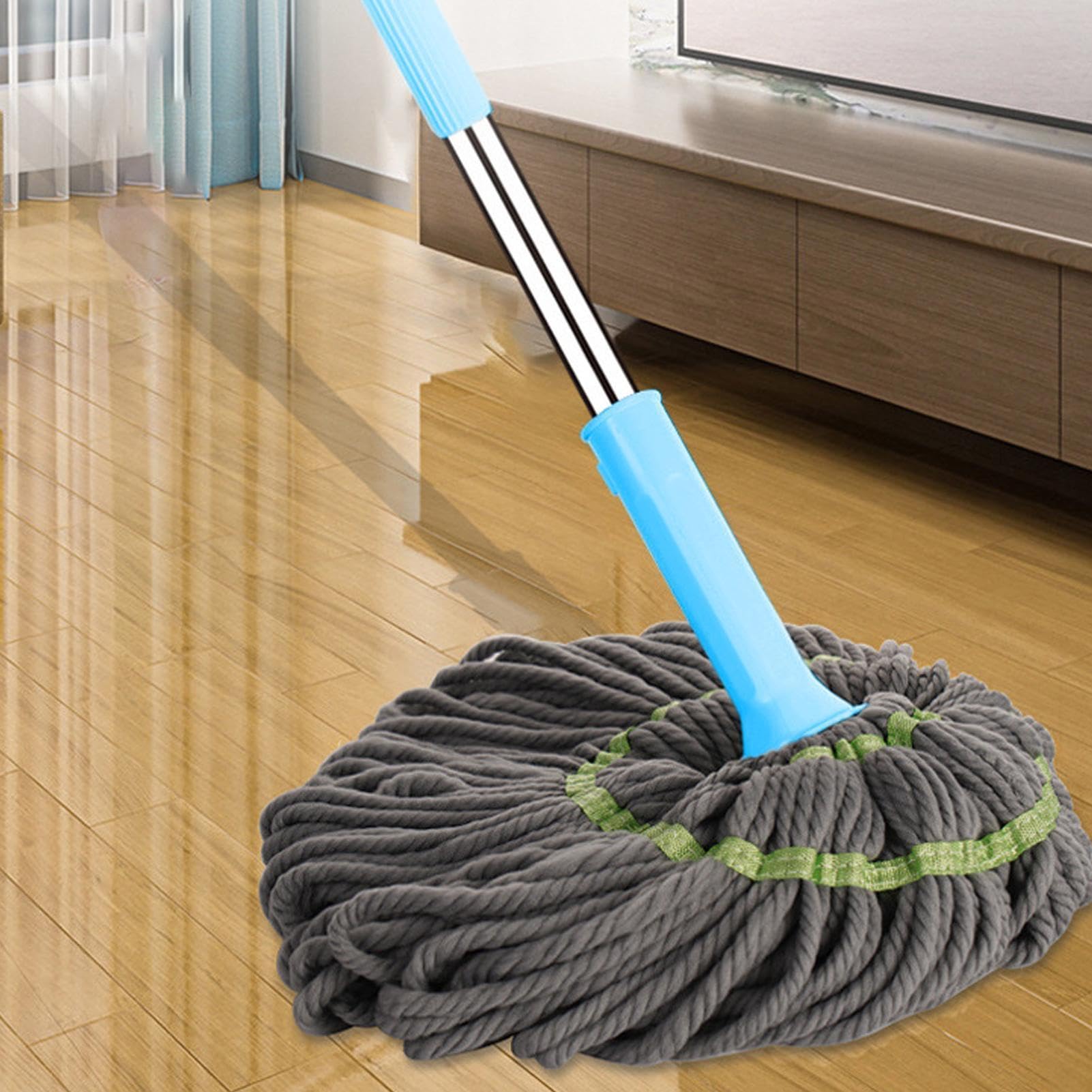 Fregona en seco 2 en 1 – 20,47 x 47,24 pulgadas con base delgada | limpiador de polvo de microfibra de alto rendimiento, herramienta de limpieza rápida de superficies para laminas de madera du
