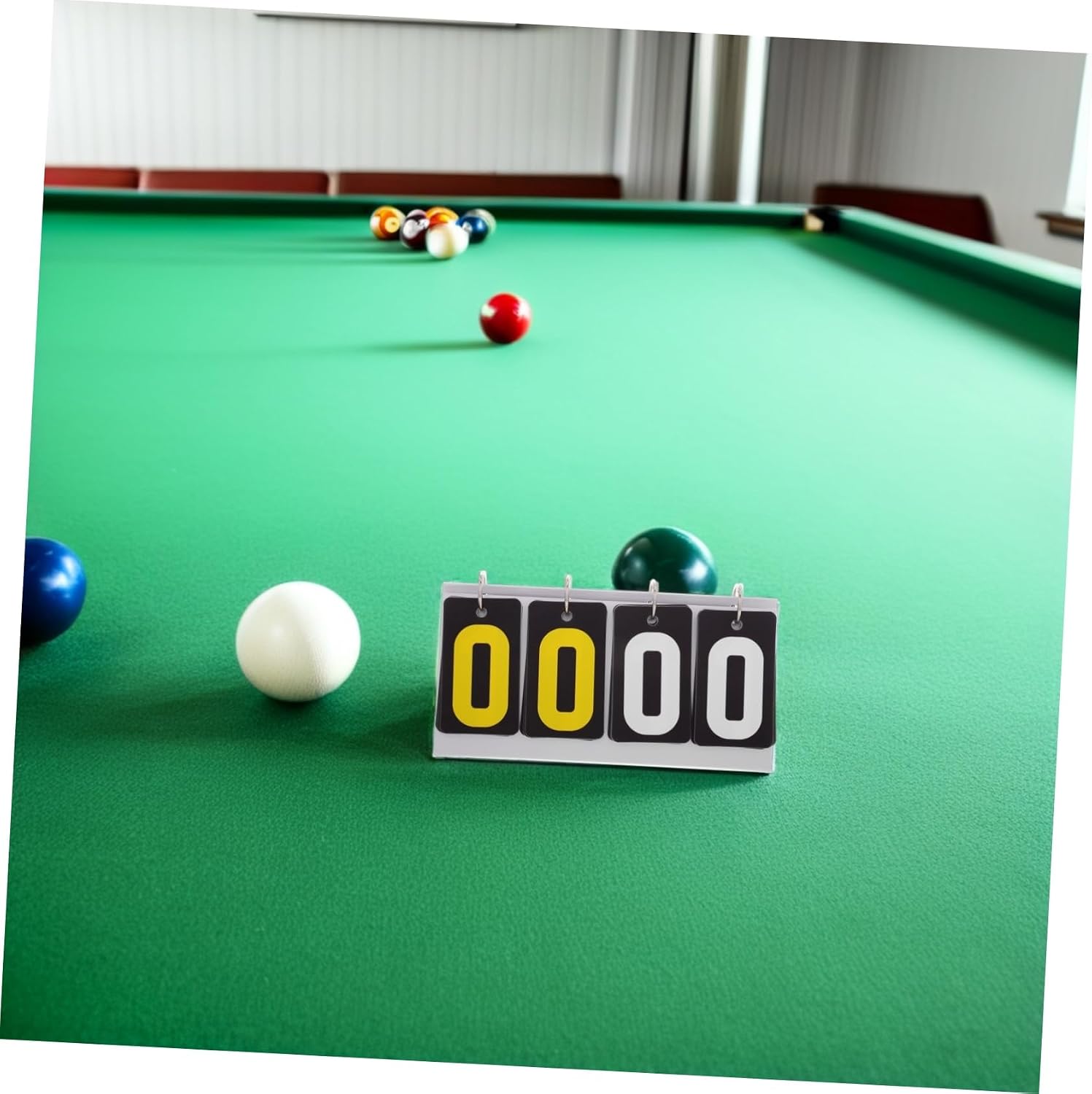 BESTonZON Flip Scoreboard Tabletop Score Keeper for Sports Compact Portable Design for Updates Volleyball Pickleball Tennis and Basketball Competitions