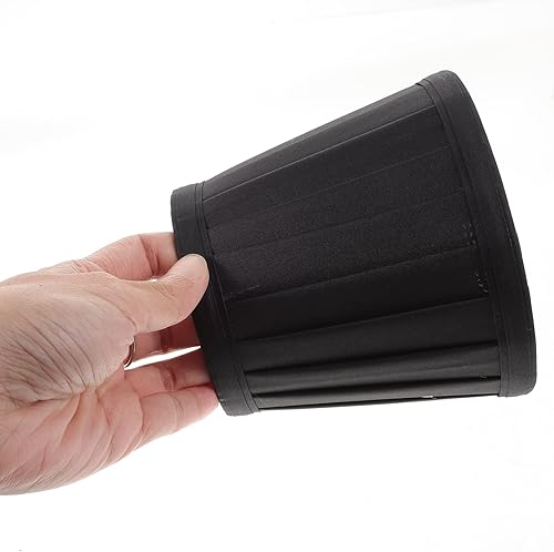 Miniatura 4 de Beaupretty Pantalla de repuesto con clip para lámparas, cubierta de lámpara pequeña, pantalla de barril de repuesto para luz de piso de mesa, color