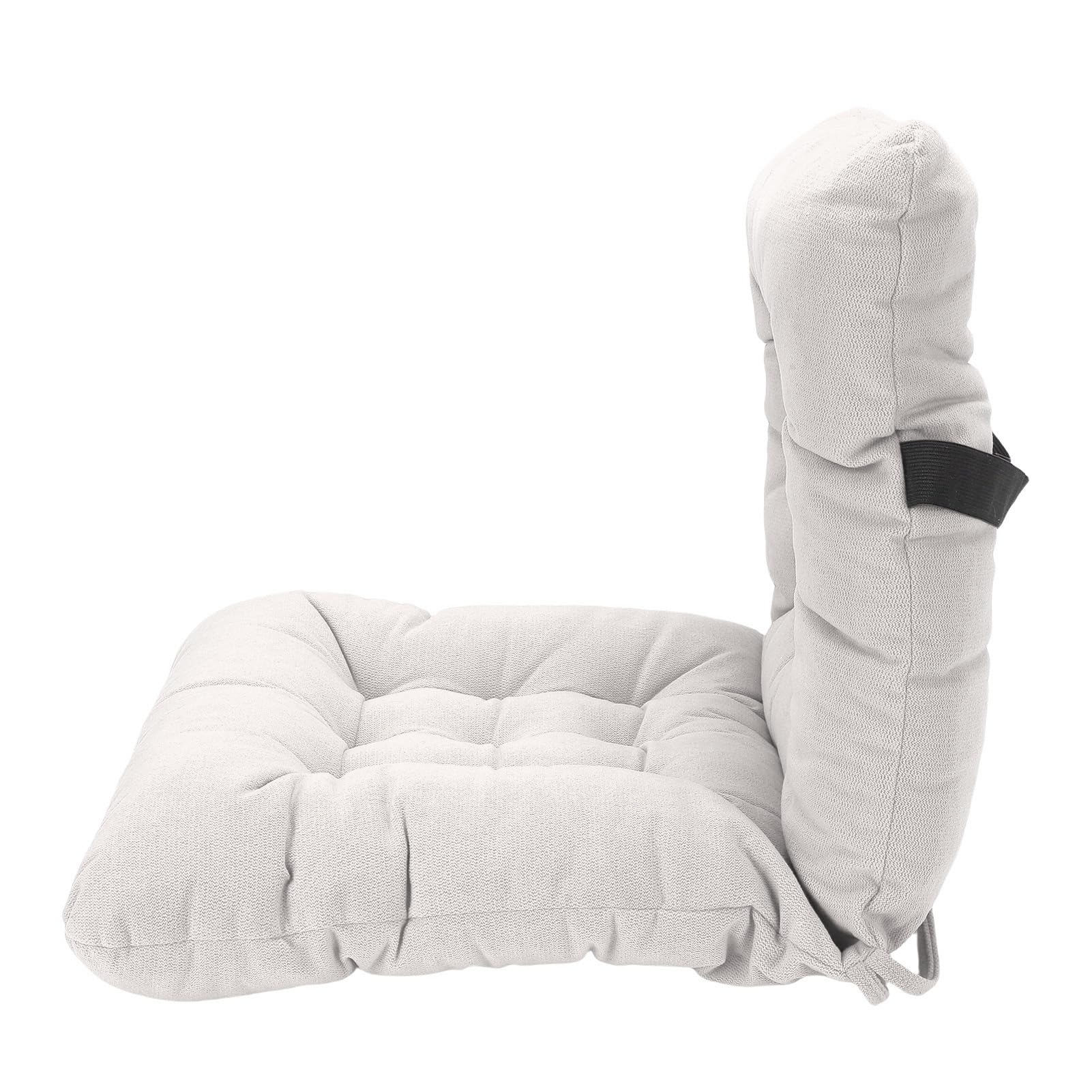 VGEBY Cuscino per Seduta con Supporto Lombare Design Integrato (WHITE)