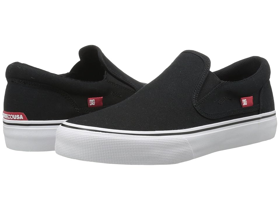 

DC Trase Slip-On TX (Black/White) Skate Shoes