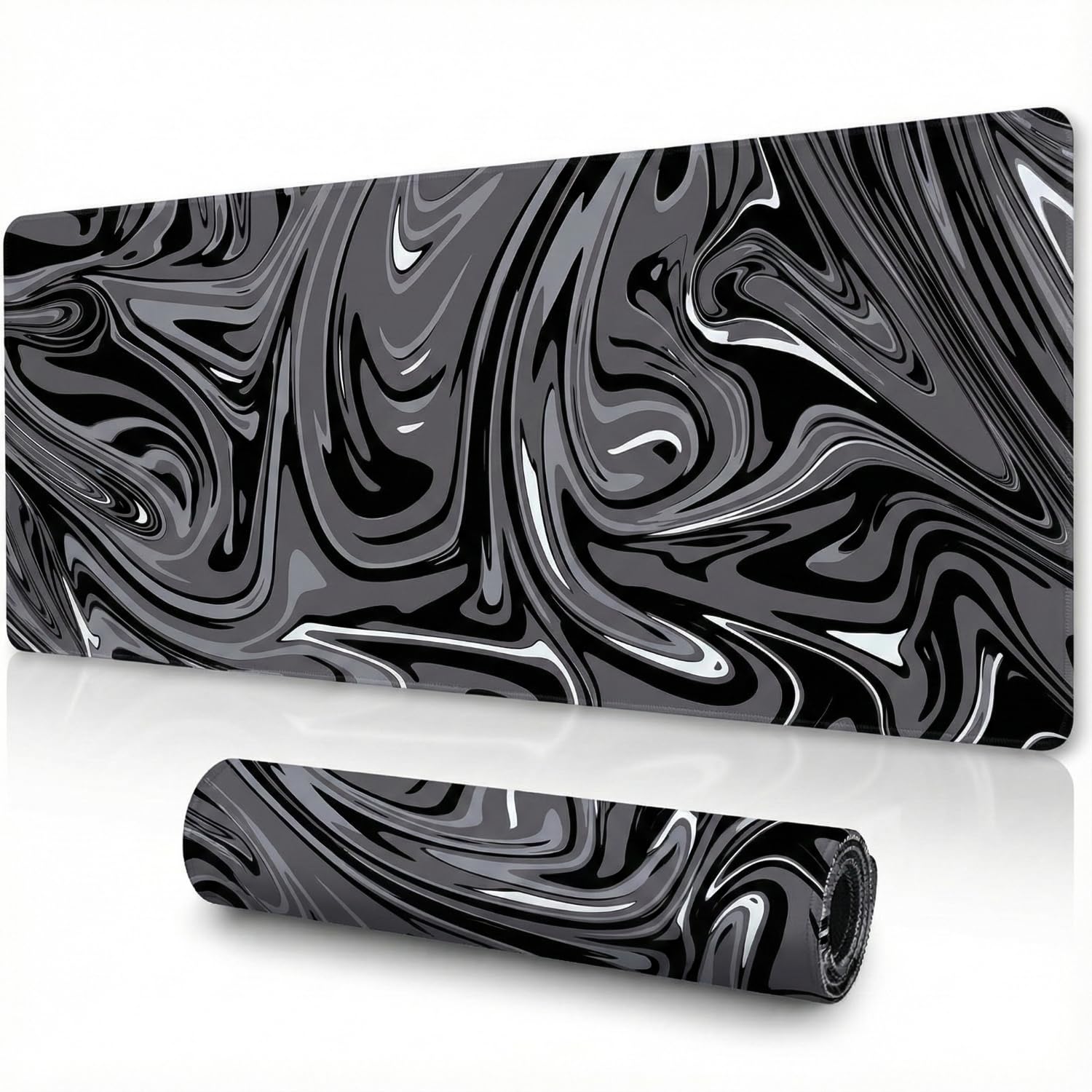 Saco XXL Gaming Mouse Pad for PC – Large Desk Mat 900×400×3mm, Extended Non-Slip Rubber Base, Waterproof Surface, Topographics Design, Big Keyboard Mouse Pad for Office & Home Setup — Amazon image 16