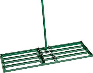 LANDZIE - The Original Lawn Leveling Rake – 36" Steel Handle Yard Leveler, Lawn Level Tool for Creating a Flat Surface - Works for Soil, Dirt, Topdressing, and Ground