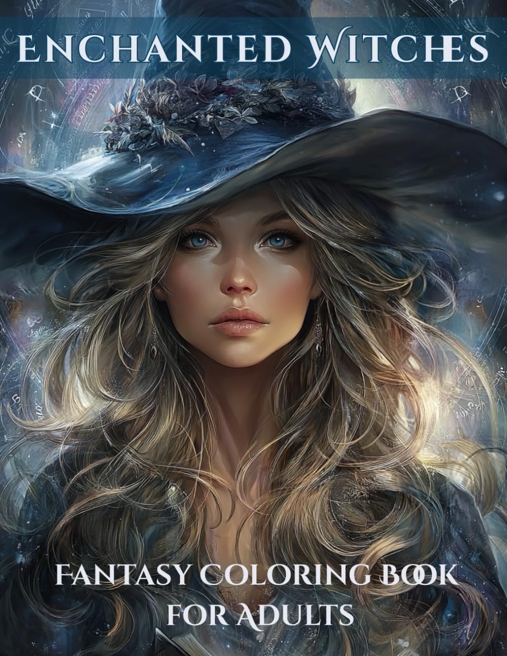 Enchanted Witches – Mystical Fantasy Portraits to Color: An Adult Coloring Book of Moonlit Magic, Ethereal Beauty & Enchanting Witchy Portraits (Fantasy Coloring Pages)