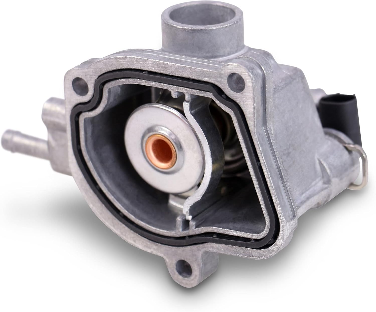 febi bilstein 102115 Thermostat with Casing, Seal and Temperature Switch, Pack of 1