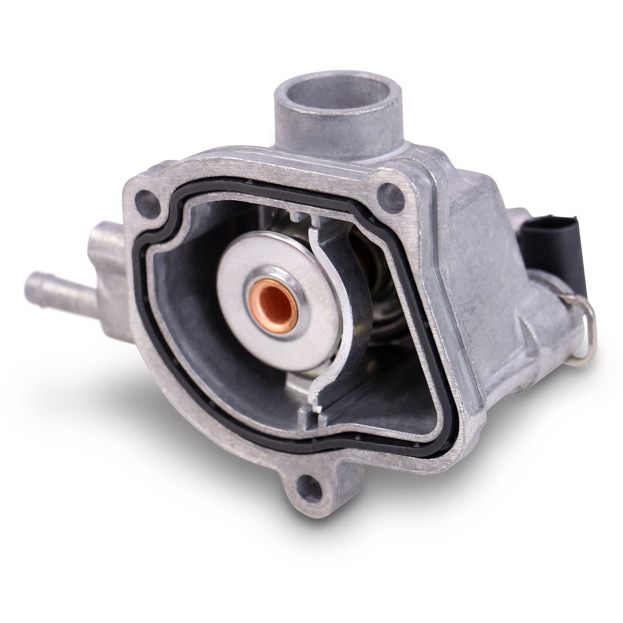 Febi bilstein 102115 - Termostato con alloggiamento, guarnizione e interruttore di temperatura, 1 pezzo