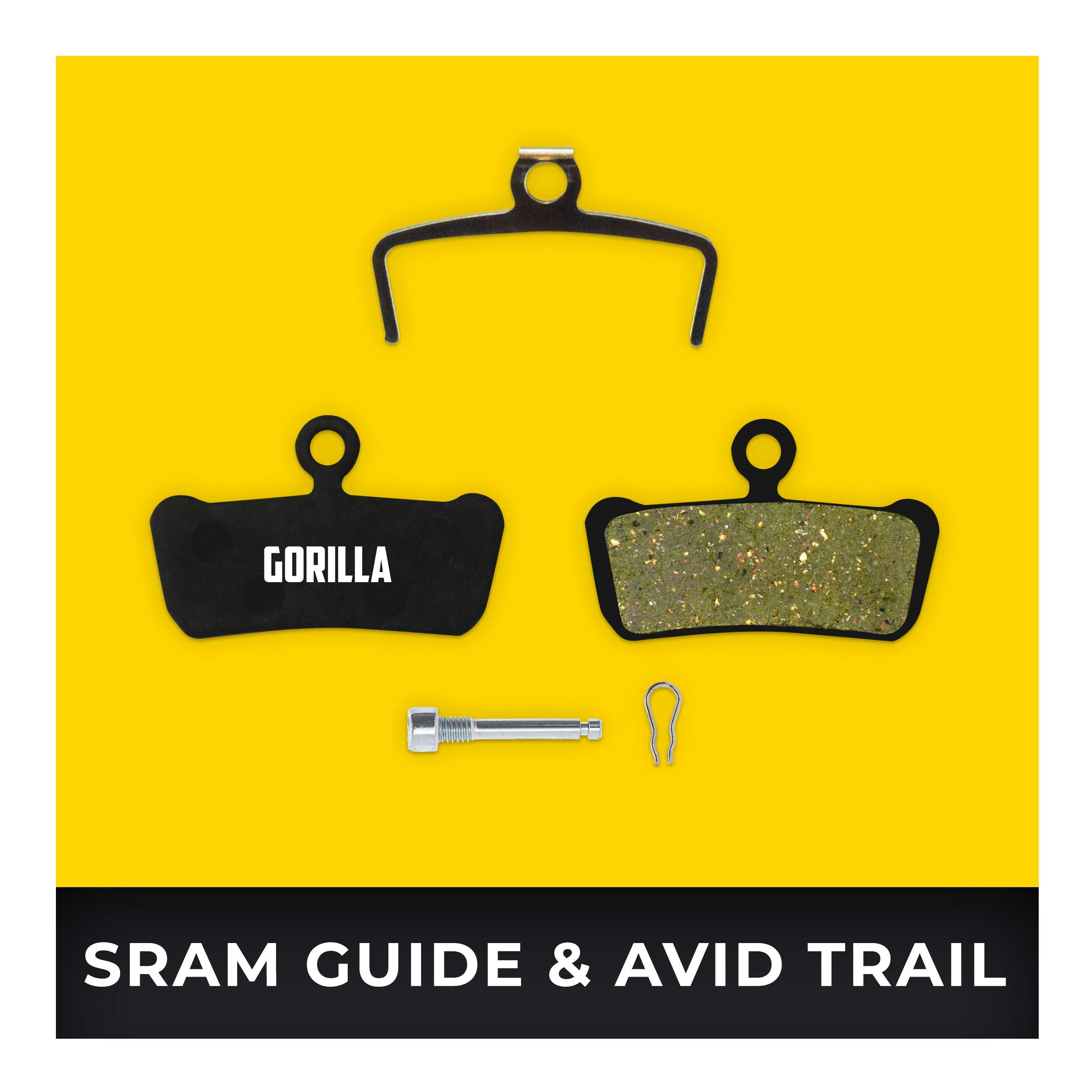 Avid Elixir Brake Pads Trail 7 9 & XO Trail & SRAM Guide R RS RSC Ultimate for Bike Disc Brakes I Organic & Sintered I High Braking Performance I Durable & Accurate Fitting Disc Brake Pads