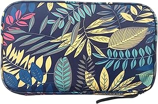 卓球 バッグ ラケット収納可能 卓球ラケットカバー ピンポンパドルケース 卓球ラケットケース 軽量105g 耐衝撃布製 ブルー/イエロー 固定ベルト付き アウトドア練習/試合用 コンパクト設計 選手/愛好者向け 28×18cm