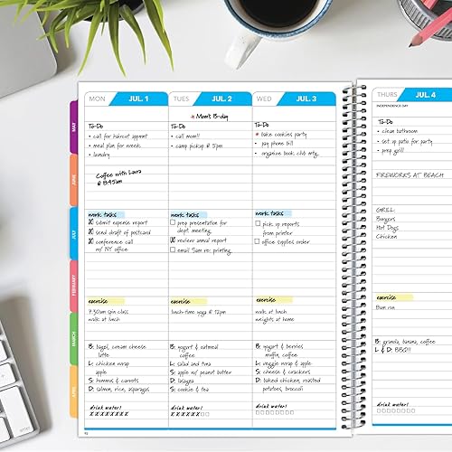 Miniatura 7 de Agenda de moda de 14 meses de cubierta laminada 2024 (noviembre de 2023 a diciembre de 2024), cubierta flexible resistente al agua de 8.5 x 11