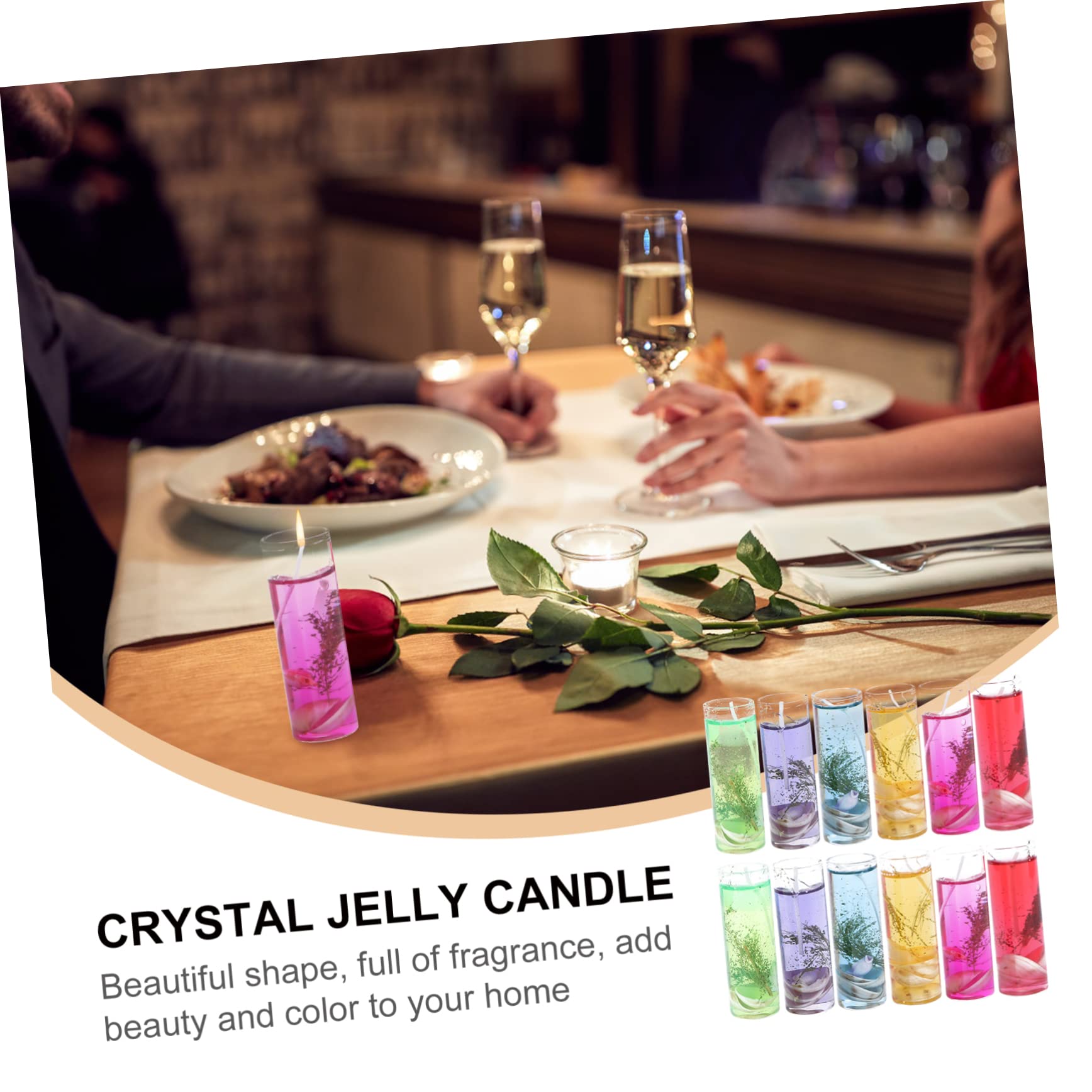 Cabilock 12 Candele Profumate in Gelatina Di Piccole Dimensioni Decorazioni Per La Casa Candele Per Matrimoni Feste Romantiche Decorazioni Profumate Per La Tavola
