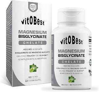 Vit.O.Best Magnesium Bisglycinate 60 Caps 60 Capsulas 100 g