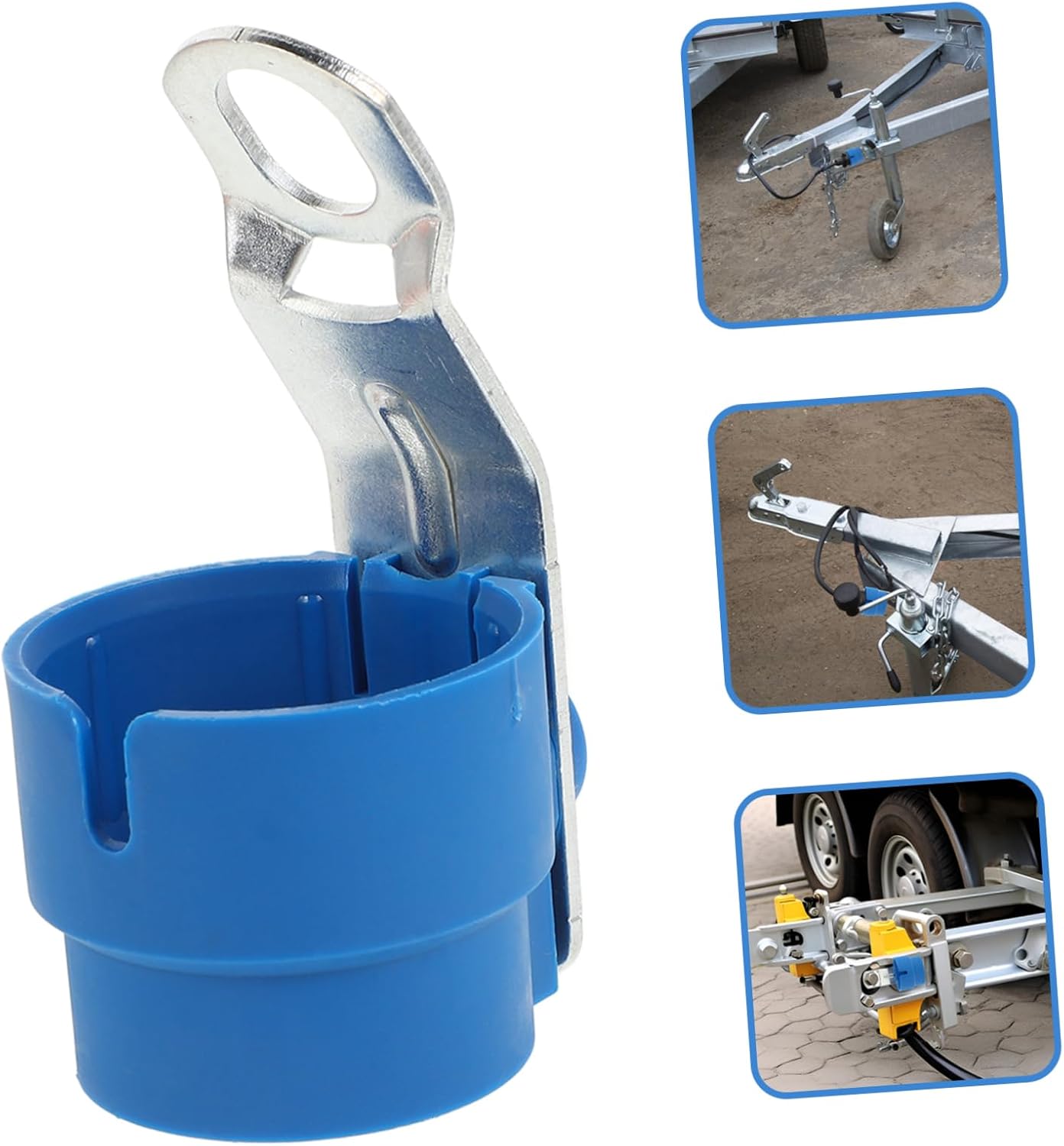 Trailer Adapter Holder for Pin Connections Durable Plug Protector Heavy Duty Electrical Connector Accessory for Towing Vehicles and Trailers