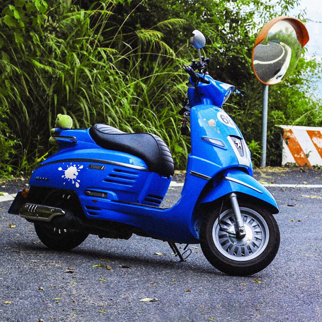 Adesivi Splatter Per Auto E Non Solo | 5 Fogli Decorativi | Per Veicoli, Caschi, Laptop E Smartphone - Foto 4