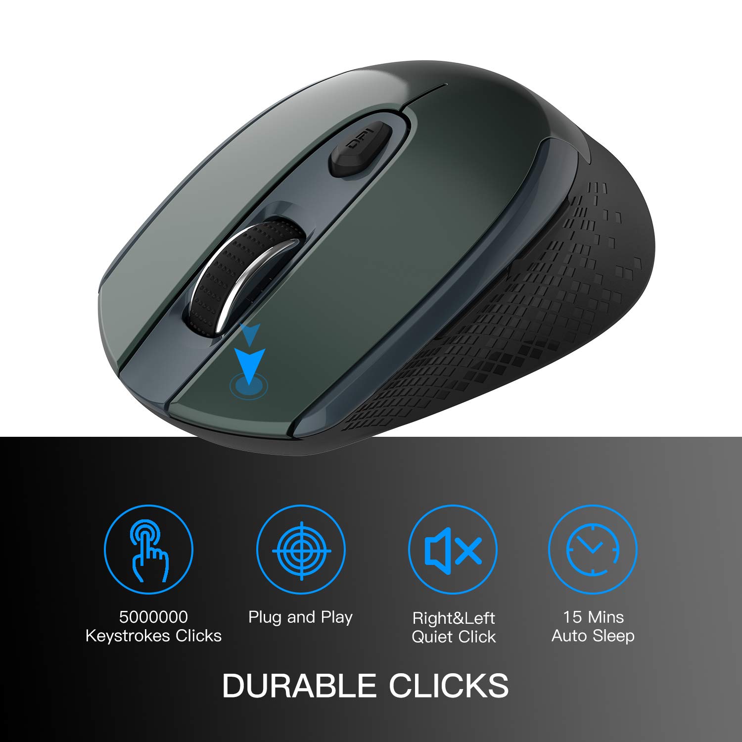 Amazon.com: Cimetech Wireless Ergonomic Mouse, 2.4G Computer