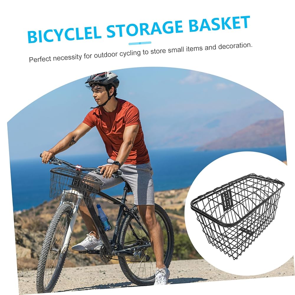 Amazon | LIOOBO 自転車カゴ 自転車バスケット 自転車用