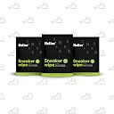 Helios Sneaker Wipes: Instant & Effective Shoe Cleaning | Dual-Textured Wet Wipes Remove Tough Stains | Superior Shoe Cleaner | Travel-Friendly & Disposable | Pack of 2-40pcs gallery image