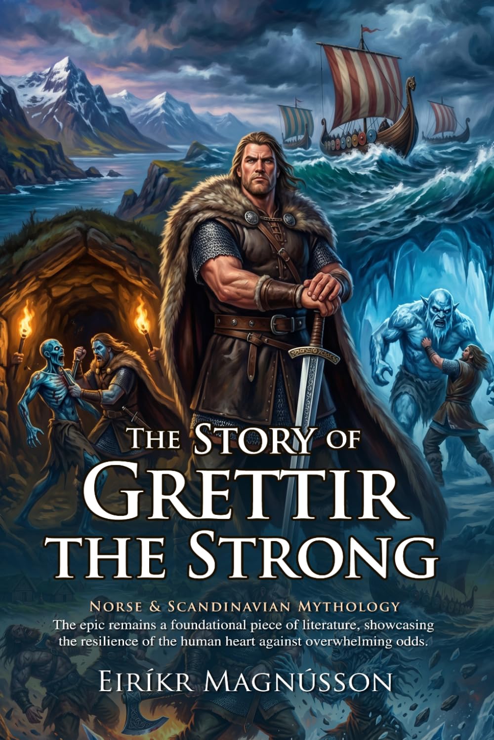 The Story of Grettir the Strong: A Classic Norse Saga of Heroism and Ancient Curses: Medieval Warrior Adventures - Fully Illustrated Edition with Author Biography