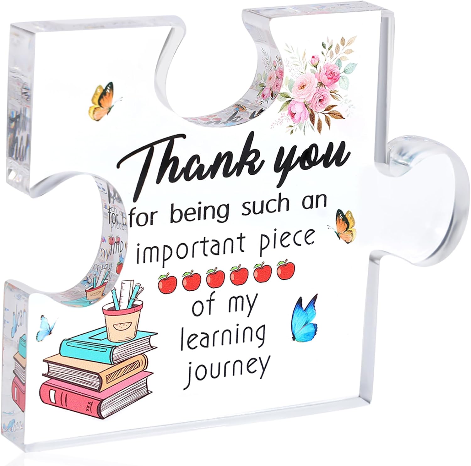 Teacher Appreciation Gifts,Thank You Acrylic Plaque Presents for Teachers