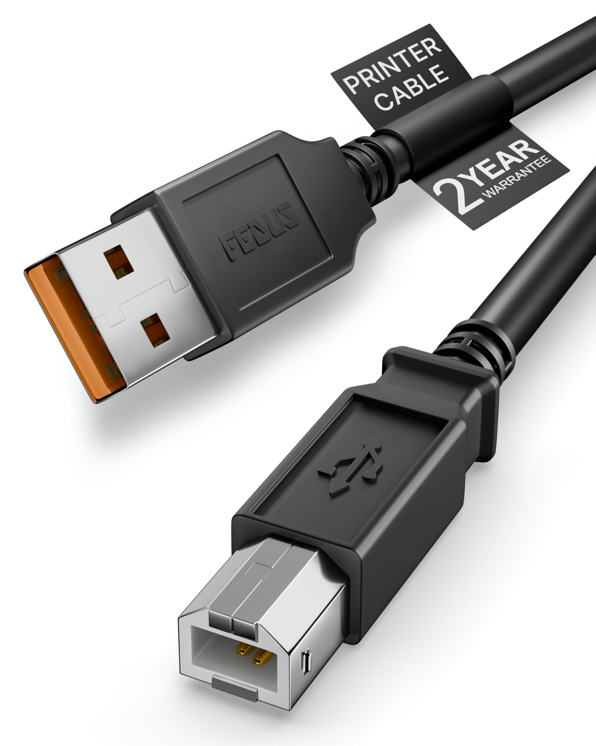 Fedus Printer Cable Scanner Cable A Male to B Male