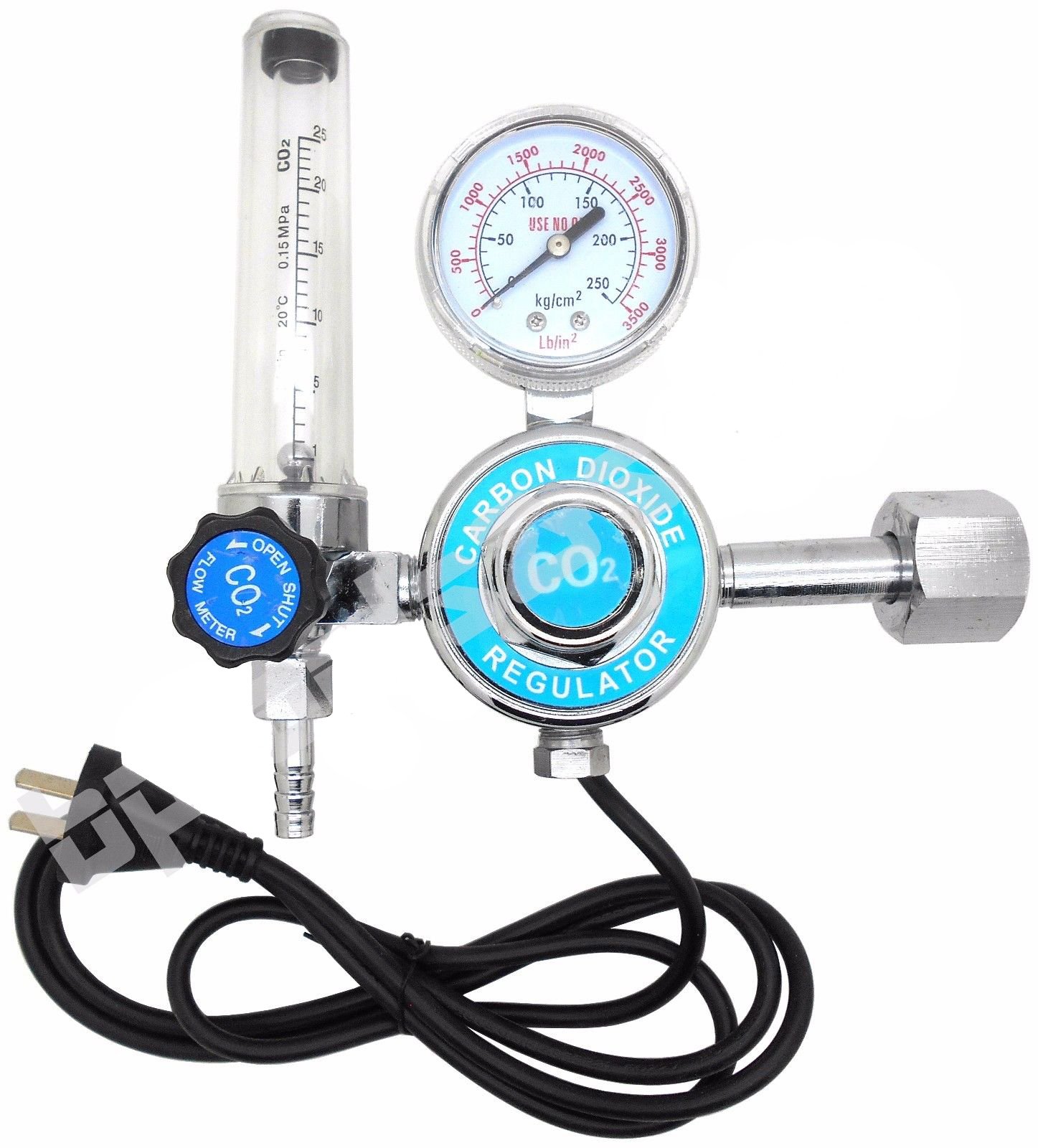 Buy CO2 Argon Oxygen Acetylene Electric 36V Regulator Gauge Flow Meter