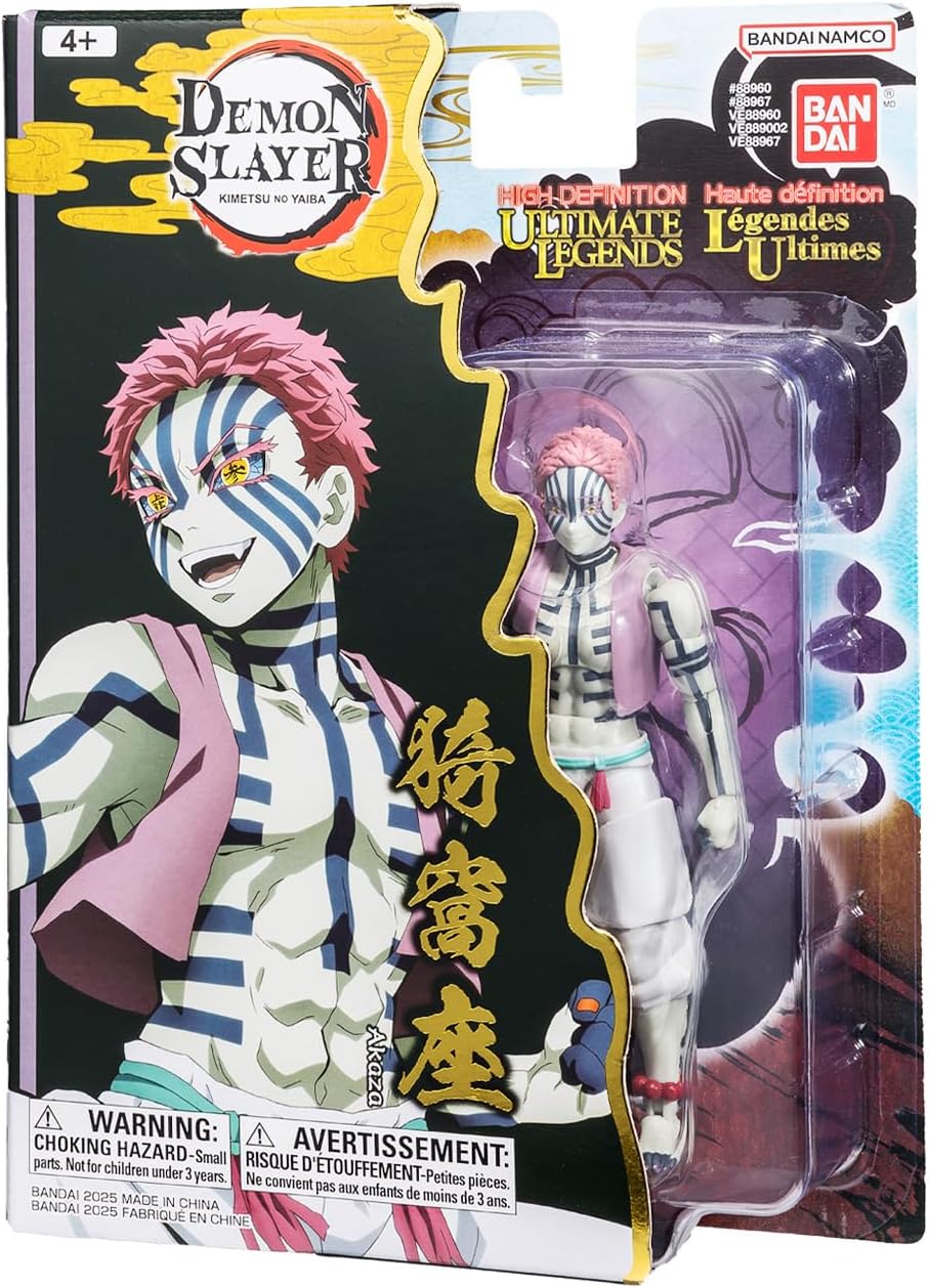 Ultimate Legends - Demon Slayer - Figura de acción de Akaza de 5 pulgadas — imagen 7