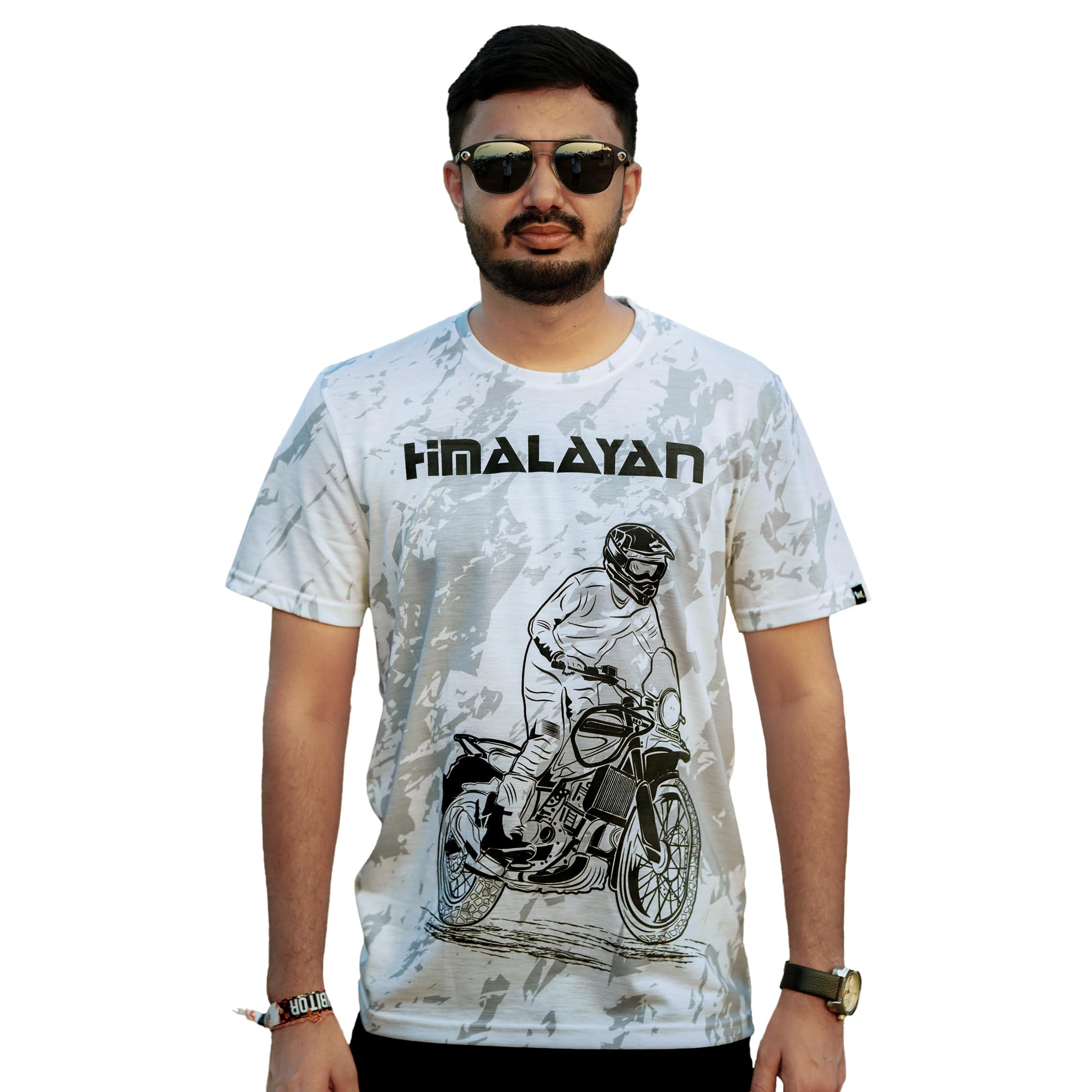 Men Tshirt Front & Back Graphic Printed Full Print Tshirt for Men Round Neck Half Sleeve T-Shirt-image-14