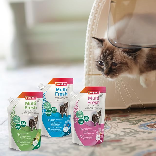 Foto 5 de 5 de Beaphar Multi Fresh - contra los Malos Olores de la Arena de Gatos - Prolonga la Vida útil de la Arena